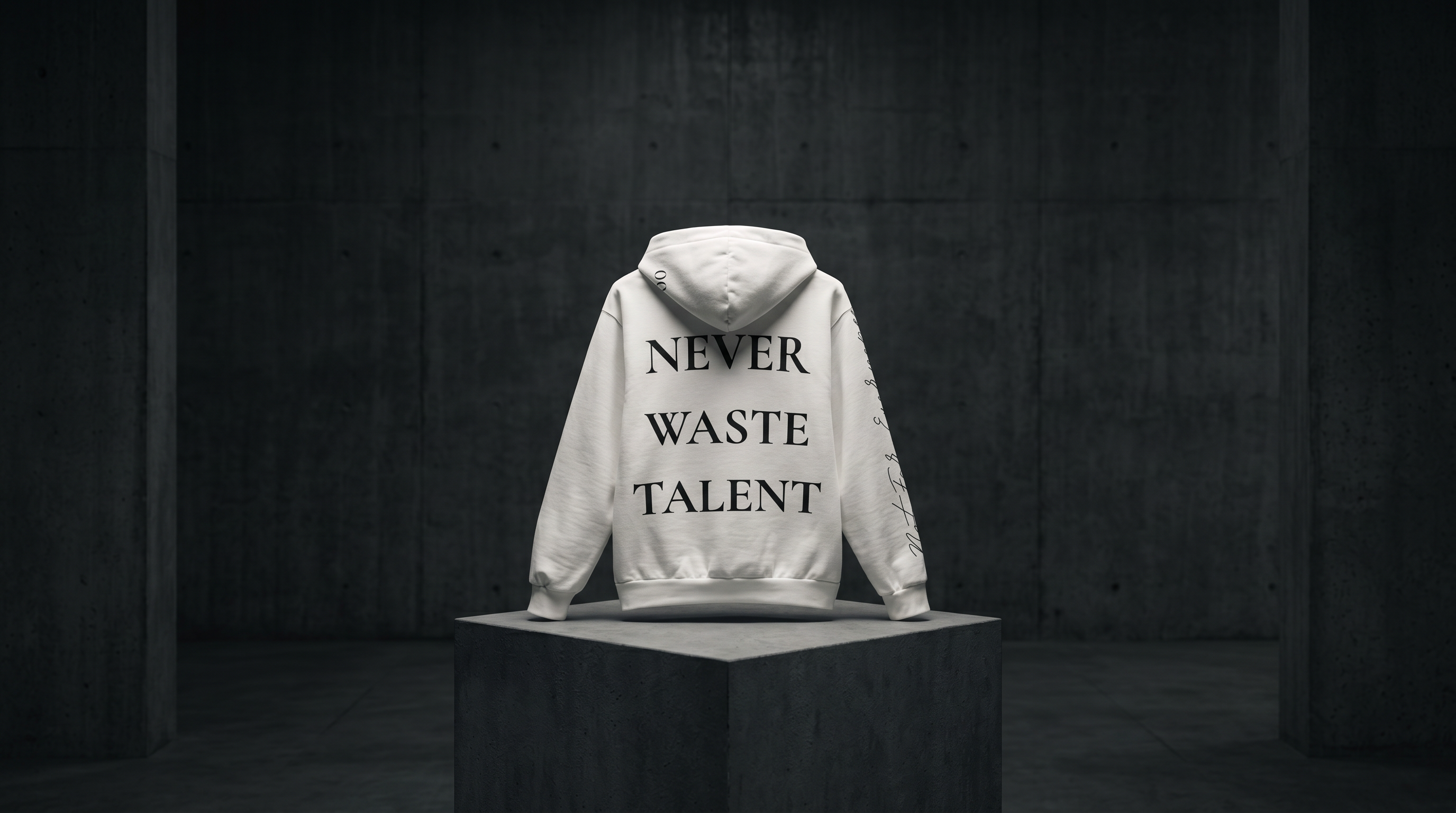 MAYXZ - NEVER WASTE TALENT Heavyweight Oversized Hoodie