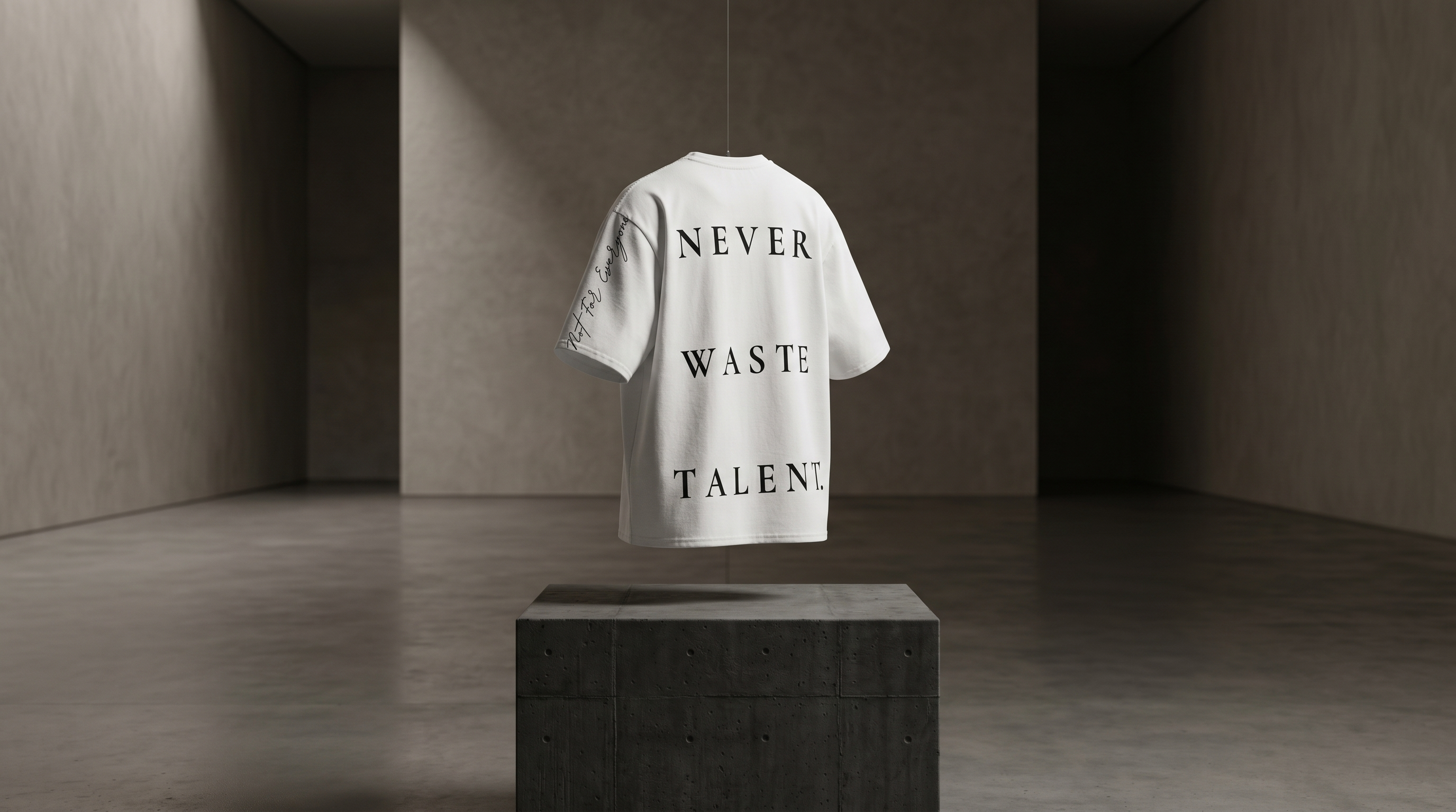 NEVER WASTE TALENT - MAYXZ Oversized T-shirt