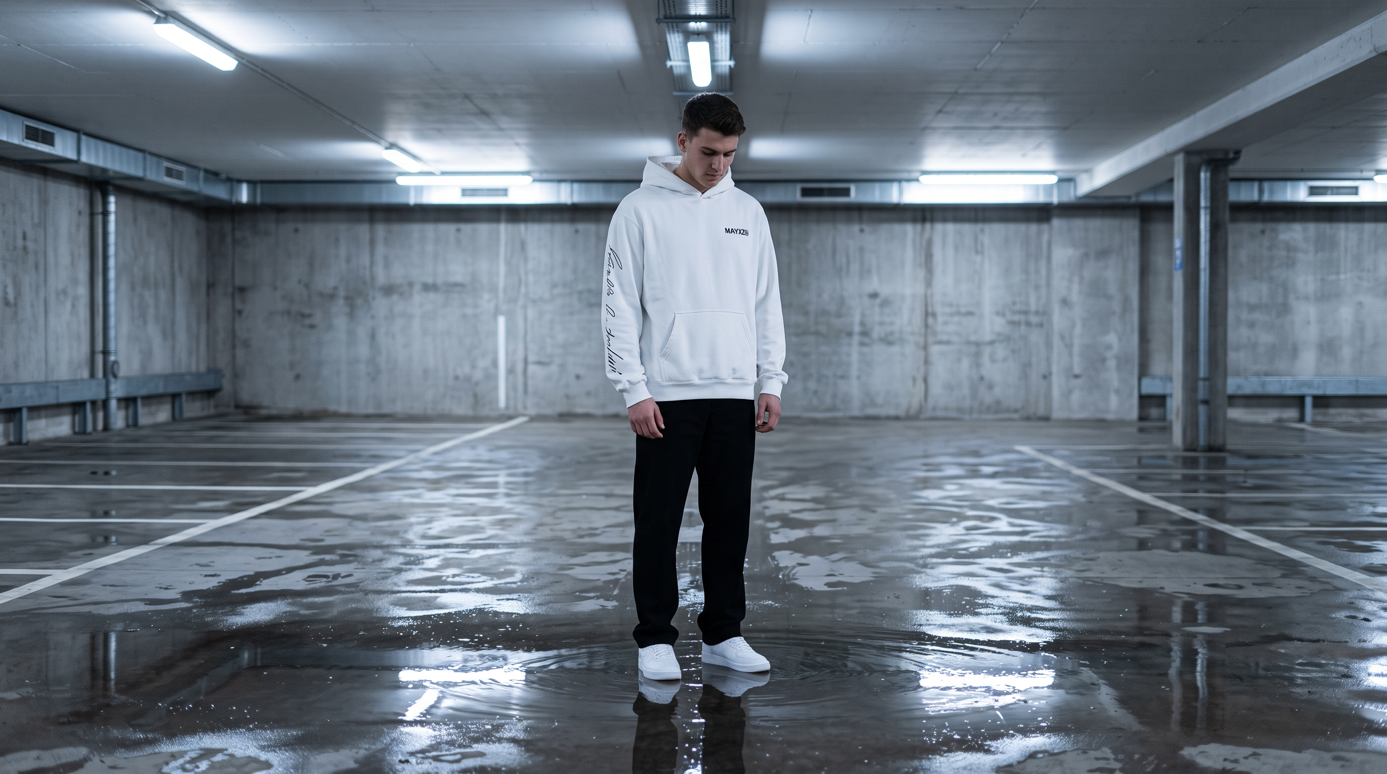 MAYXZ - NEVER WASTE TALENT Heavyweight Oversized Hoodie